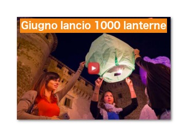 1000 sky lanterns Vasanello