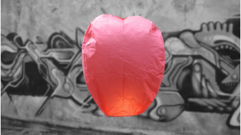 Lanterna Volante Professionale Rossa