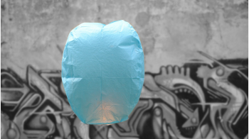 Lanterna Volante Professionale Azzurra