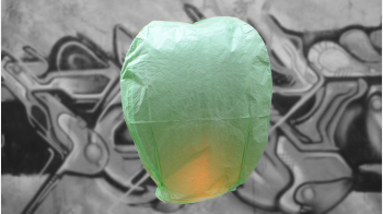 Lanterna Volante Professionale Verde