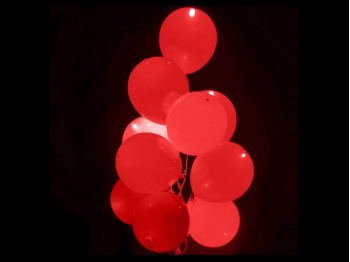 Rode Led Ballonnen