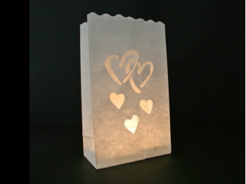 Sacchetto Portacandele luminoso ignifugo Passione