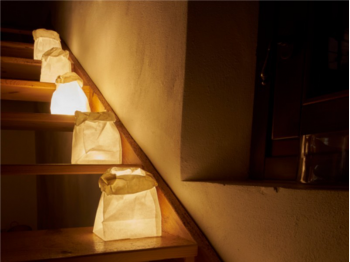 Sacchetto Portacandele ignifugo Liscio