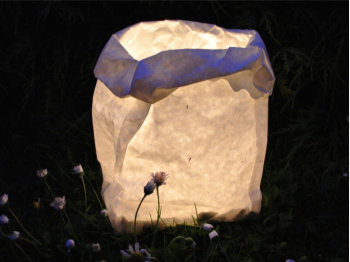 GB Marriot a Venezia, serata con sacchetti portacandele liscio