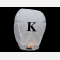 Write your text in the sky with our sky lanterns with letters, fire resistant and biodegradable paper,  these flying lanterns are ready for use, open, light and they will fly, this paper lantern with the letter K